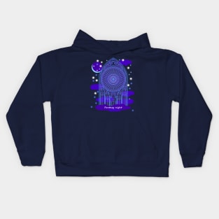 Gothic fantasy night Kids Hoodie